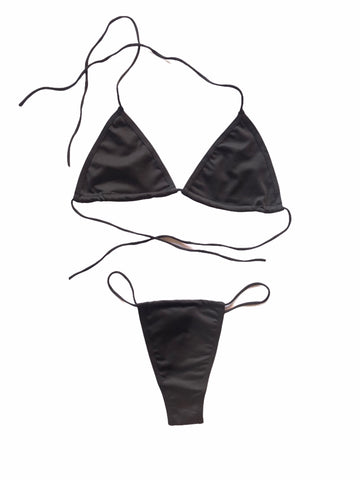 Bikini Bronzer black (TOP y CALZÓN por separado)